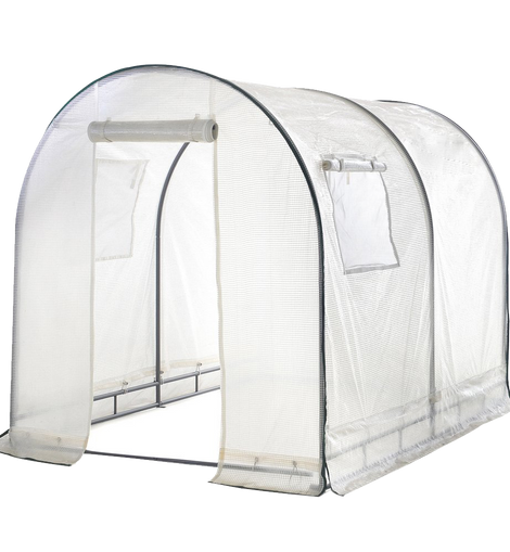 outdoor greenhouse tent Abba Patio Walk In Greenhouse Fully Enclosed Lawn And Garden Portable – Materialmax.com