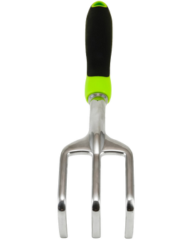 Cultivator Hand Rake With Ergonomic Handle From Homegrown Garden Tools Includes Burlap Tote Sack