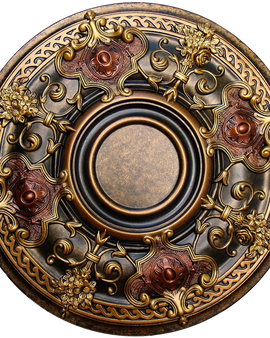 Fine Art Deco 242352 Hand Painted Ceiling Medallion 28-1-8 in