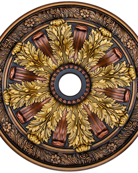 Fine Art Deco 24236 Hand Painted Ceiling Medallion
