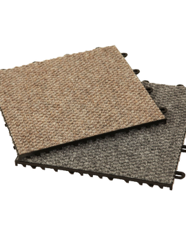 IncStores Carpet Loc Modular Carpet Top Flooring Snap Together Floor Tiles