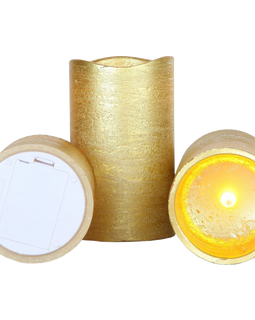 Lily's Home Everlasting Flameless Led Candles With Remote And Timer Set Of 3 Candles