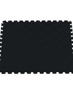 Norsk Stor NSMPRD6BLK Raised Diamond Multi Purpose PVC Flooring Black 6 Pack