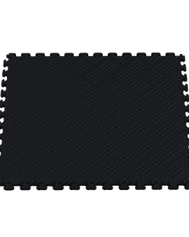 Norsk Stor NSMPRD6BLK Raised Diamond Multi Purpose PVC Flooring Black 6 Pack