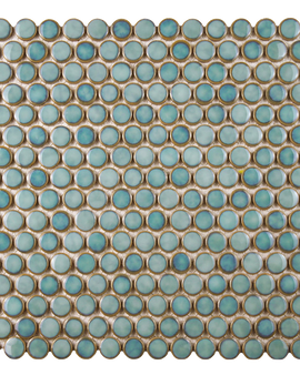 Penny Marine 12 Inch Porcelain Mosaic Floor & Wall Tile