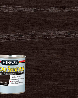 Polyshades Antique Walnut Satin Bombay Mahogany Classic Black Gloss Polyurethane In 1 Step