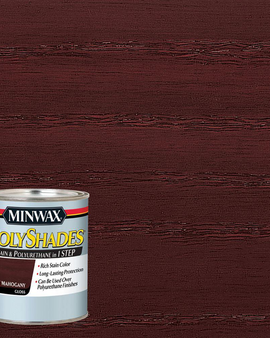 Polyshades Classic Black Satin Stain And Polyurethane Polyshades Mission Oak Satin Stain And Polyurethane