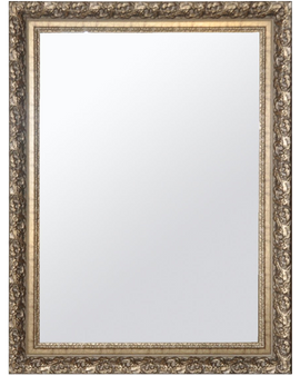 Raphael Rozen Classic Vintage Hanging Framed Wall Mounted Mirror