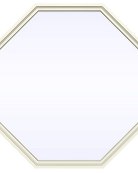 Series Fixed Octagon Vinyl Window