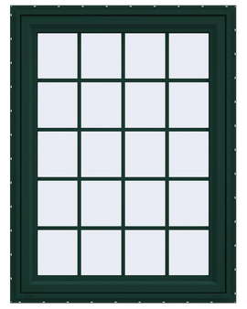 Series Left-Hand Casement Vinyl Window with Grids