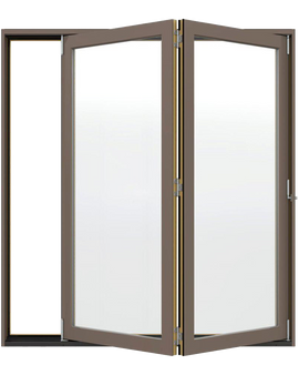 Series Right-Hand Folding Wood Patio Door