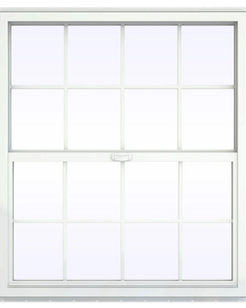 Series Single Hung Vinyl Window with Grids