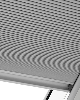 Solar Powered Room Darkening White Skylight Blinds